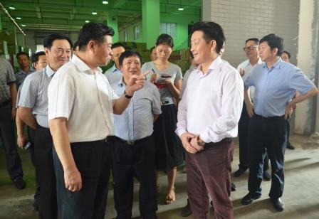 江西省委常委、統(tǒng)戰(zhàn)部長蔡曉明視察仁和集團